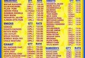 JAIN CONFECTIONERY BREAKFAST AND SNACKS