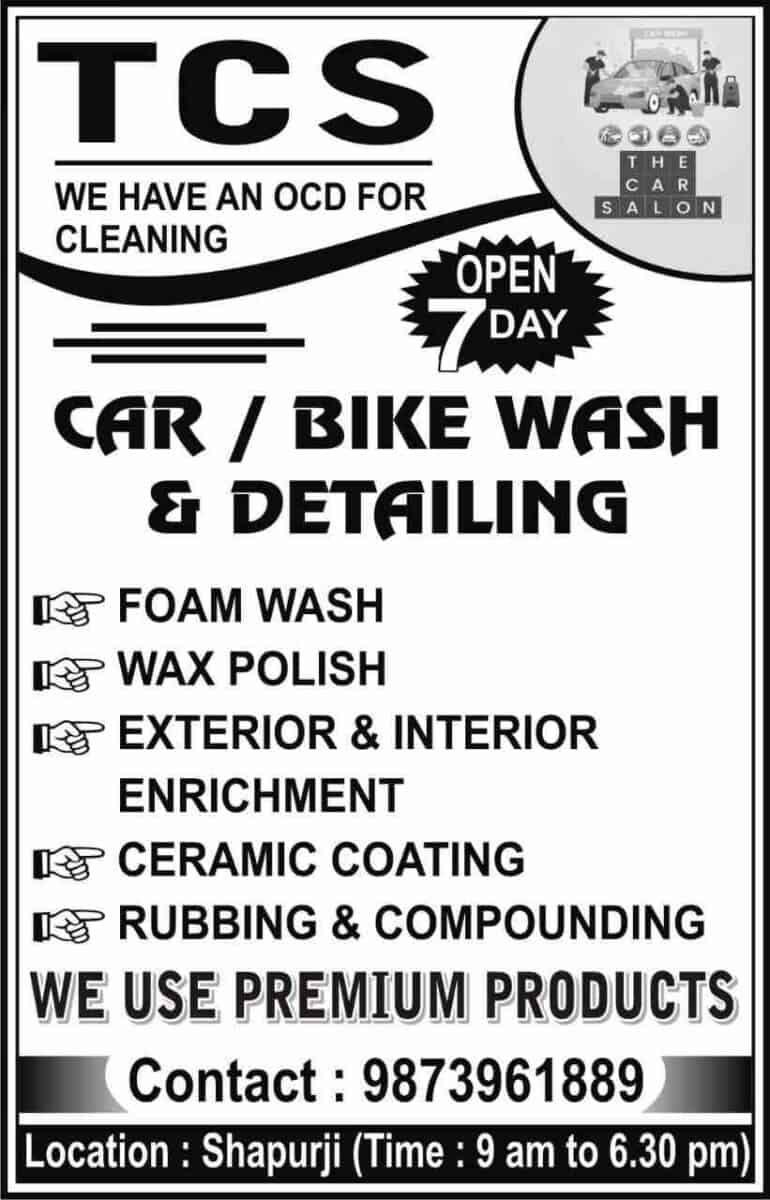 TCS CAR BIKE WASH AND DETAILING