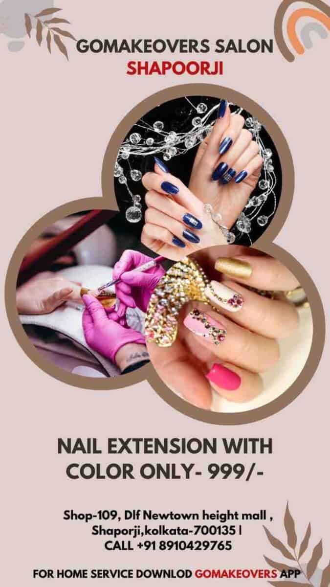 Nail Extension Services at Best Price in Kolkata | PoshKitten beauty saloon  and parlor .