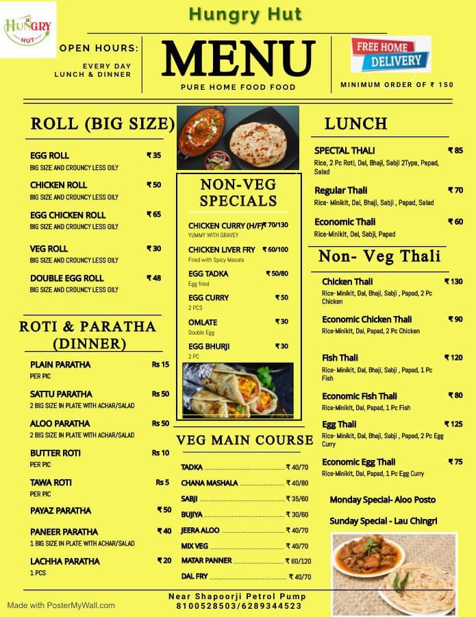 Best Home made Food (Free Home delivery)