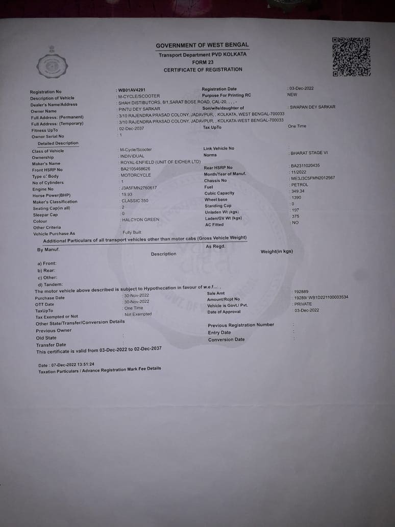 DEY SERVICE (RTO SEVA)