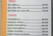 Maa Tara South Indian food