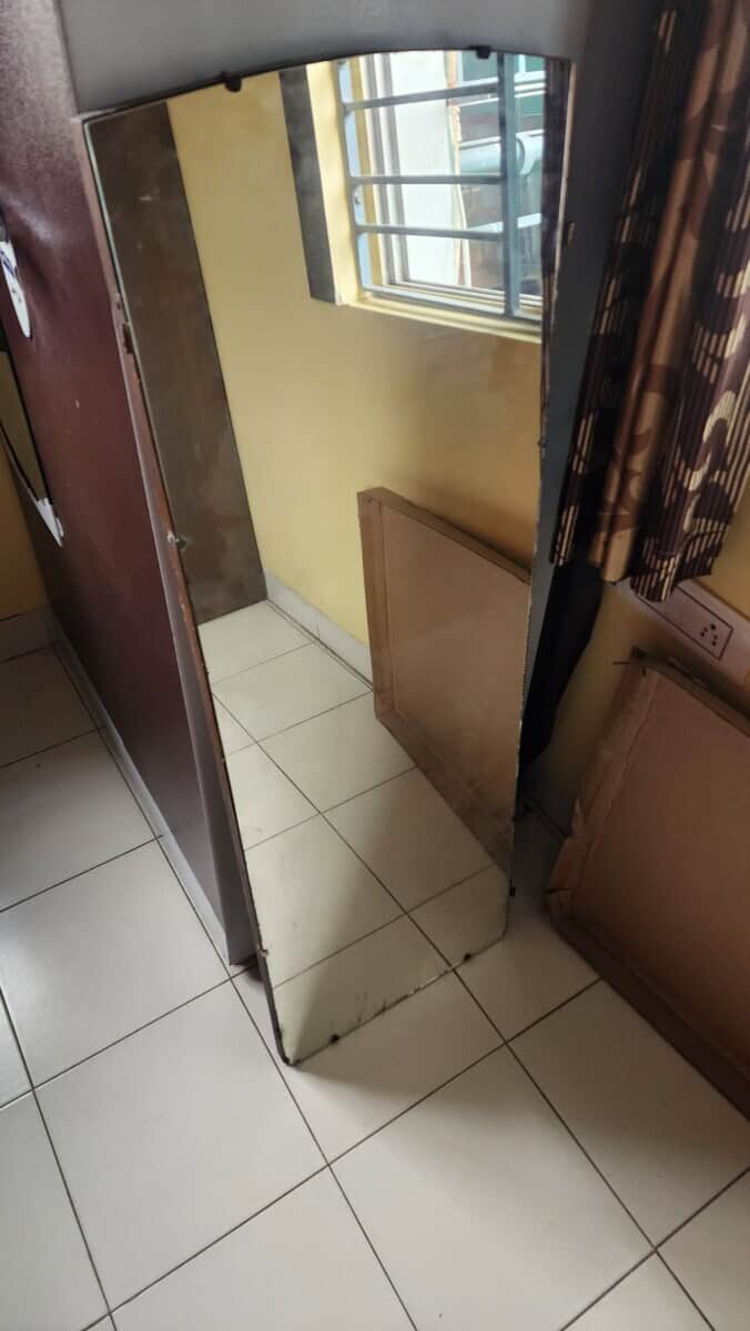 Wooden Support Mirror For Sale