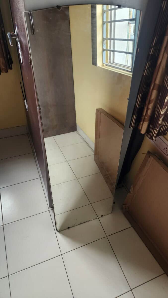 Wooden Support Mirror For Sale