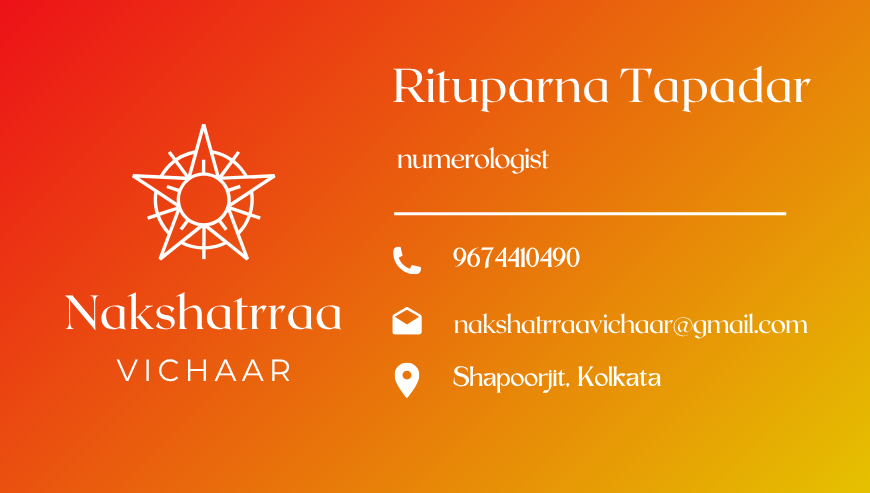 Numerologist Rituparna Tapadar
