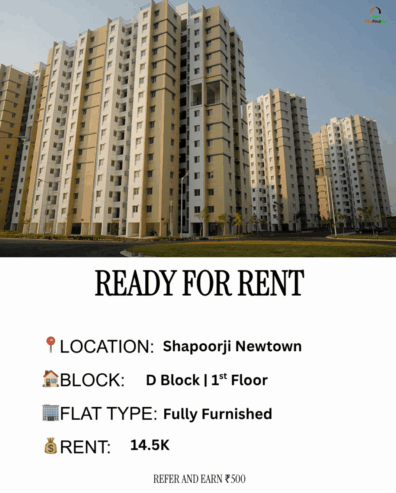 Fully Furnished 1BHK Flat for Rent D Block (Immediate Availability)