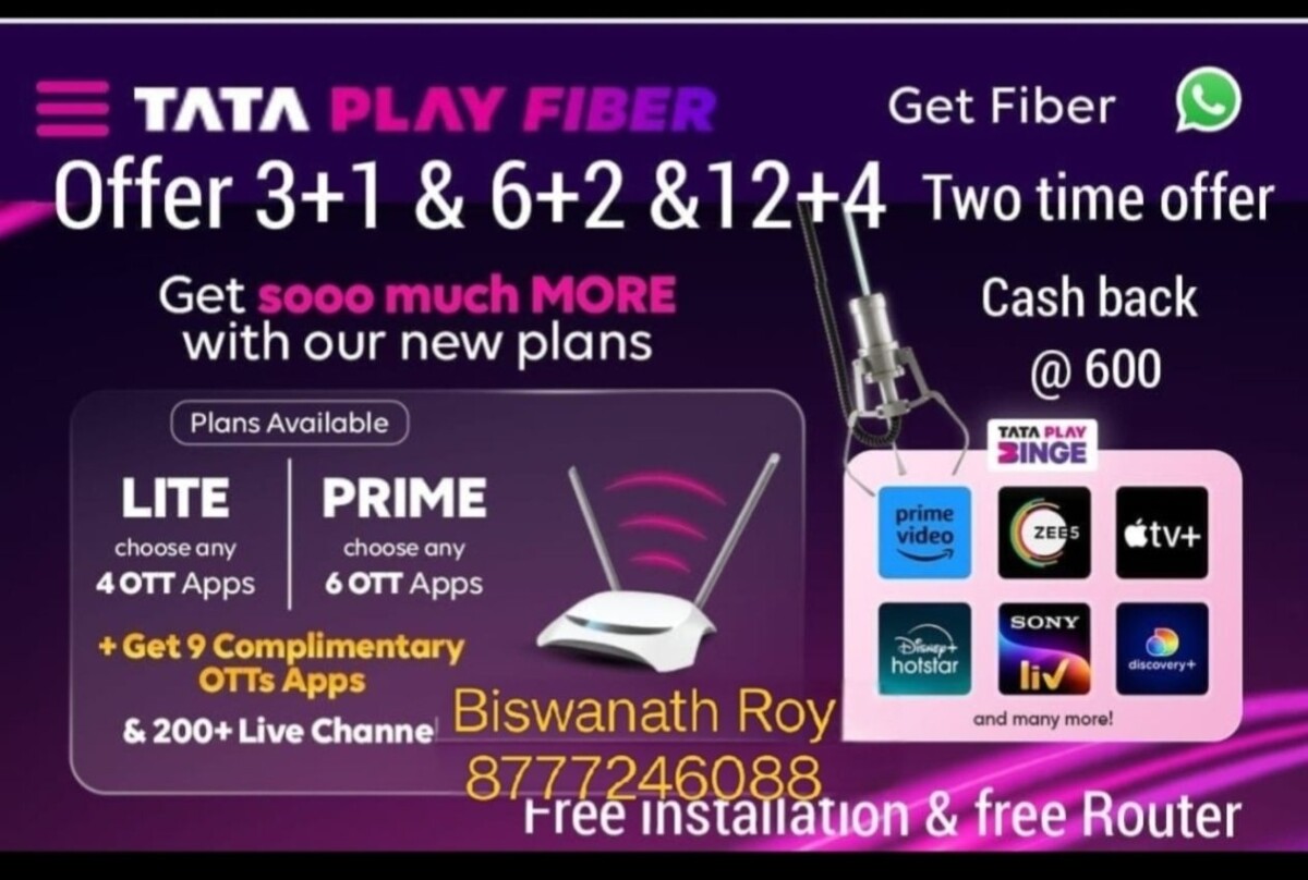 TATA PLAY FIBER BROADBAND SERVICE